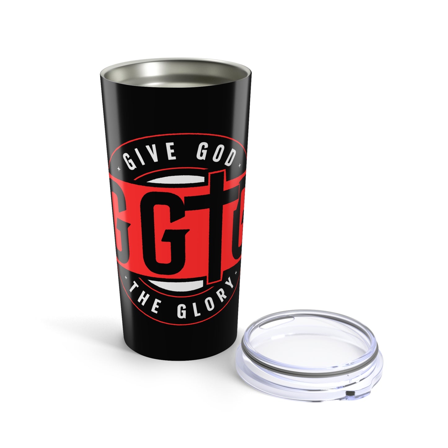 20oz Inspirational Tumbler - "Give God the Glory" - Share Your Story Travel Mug
