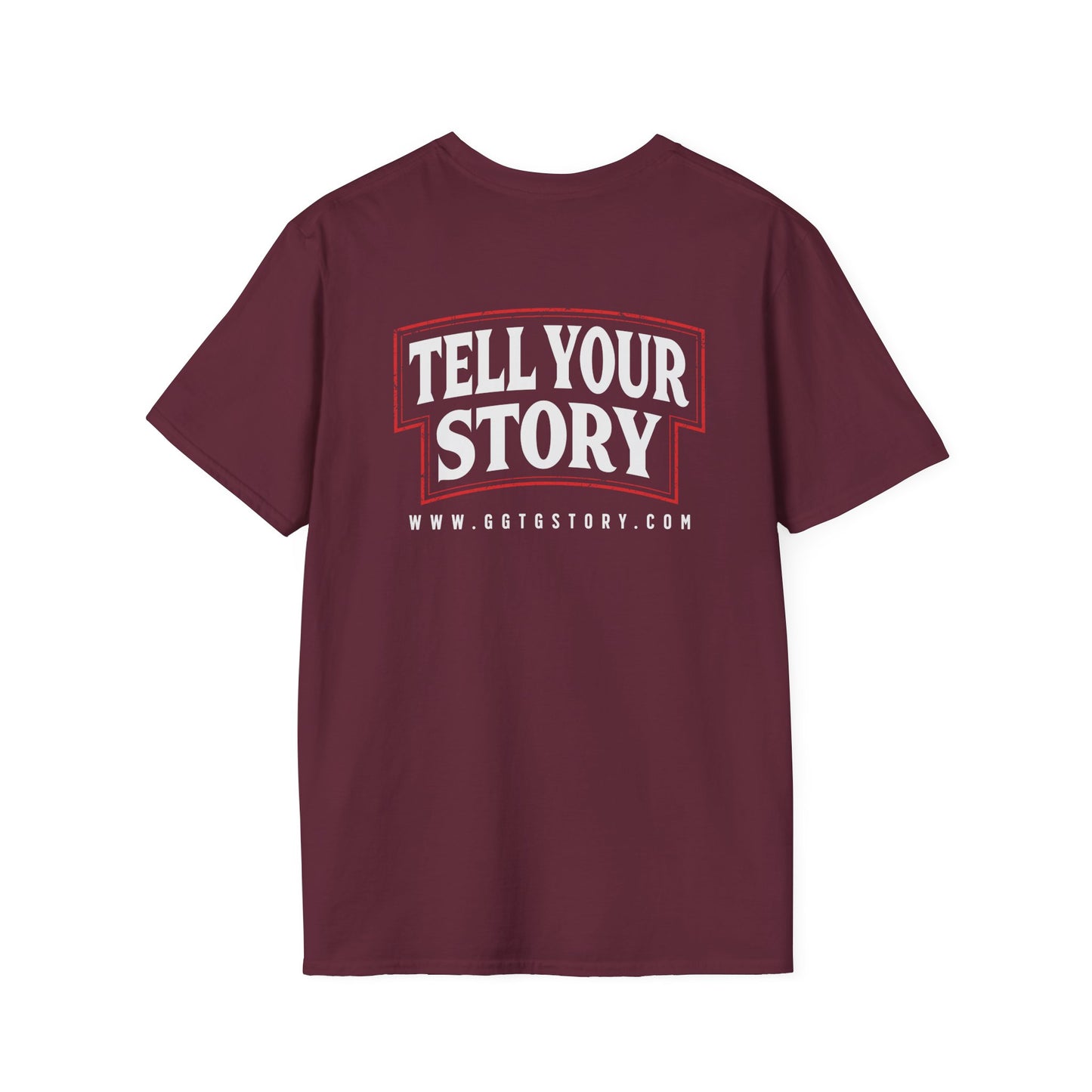 Unisex Softstyle T-Shirt - 'Give God the Glory & Tell Your Story' Inspirational Tee