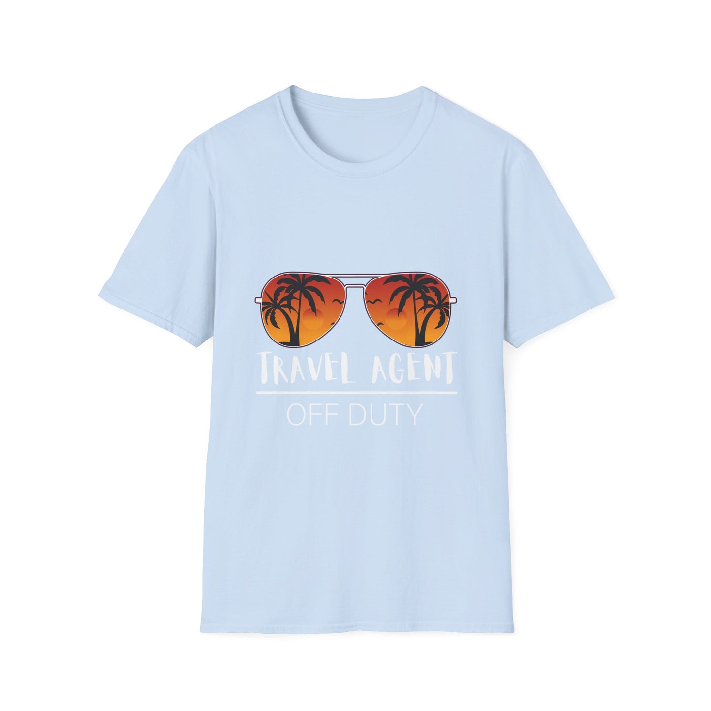 Travel Agent T-Shirt — "Off Duty - Travel Agent" Graphic Tee