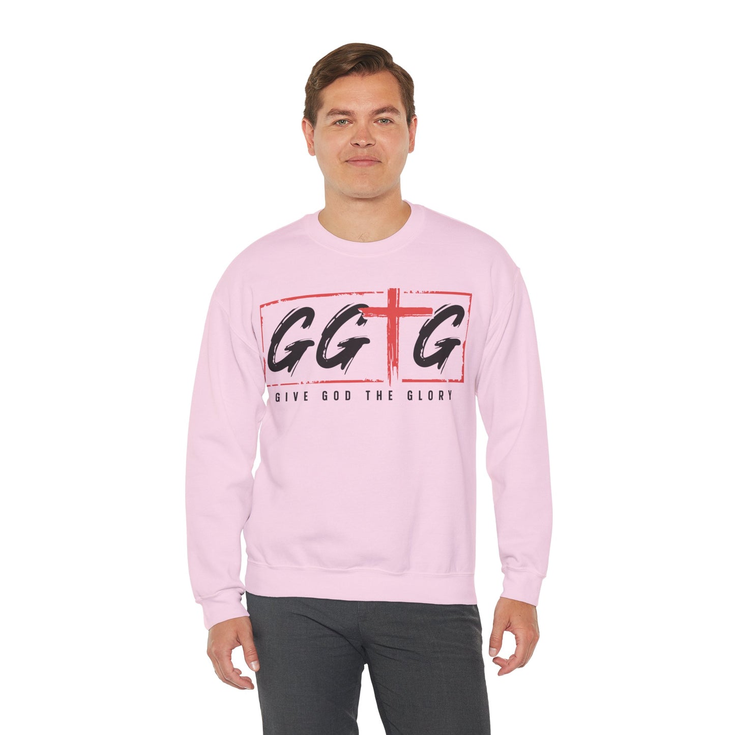 Unisex Crewneck Sweatshirt - "Give God the Glory" & "Tell Your Story" Design