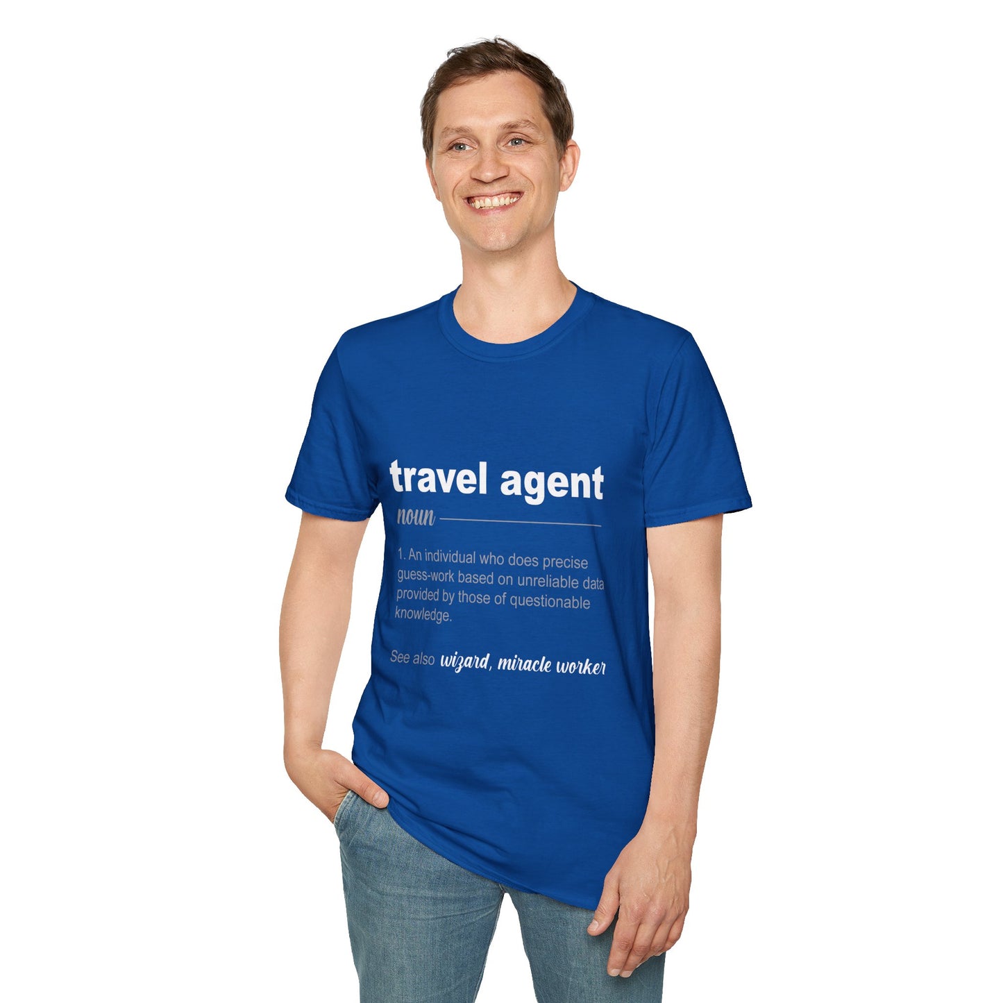 Travel Agent T-Shirt — "Noun - Travel Agent" Graphic Tee