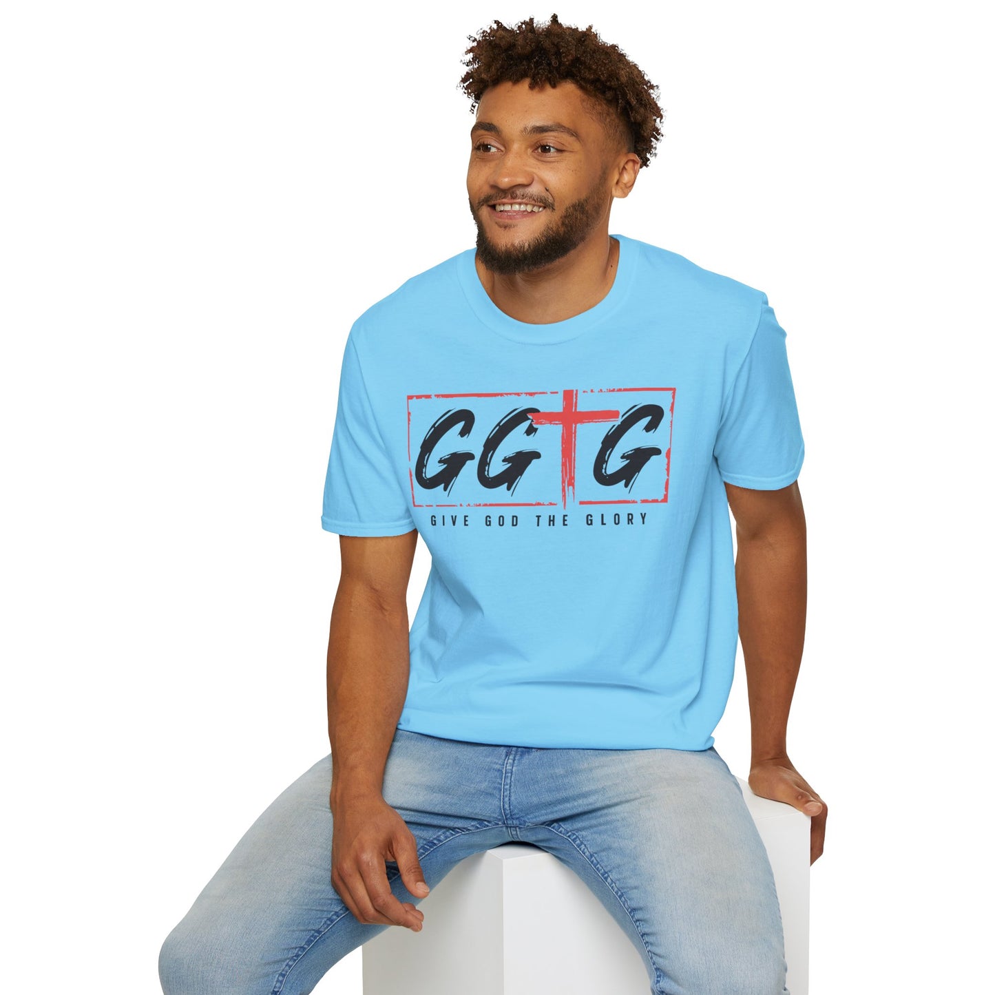 Unisex Inspirational T-Shirt - 'Give God the Glory' & 'Tell Your Story'