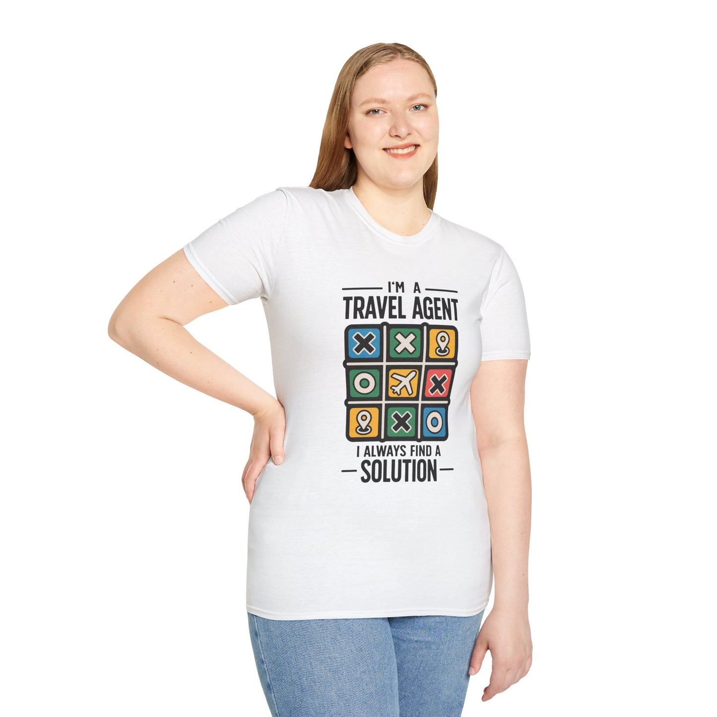 Travel Agent T-Shirt — "I’m a Travel Agent I Always Find a Solution" Graphic Tee