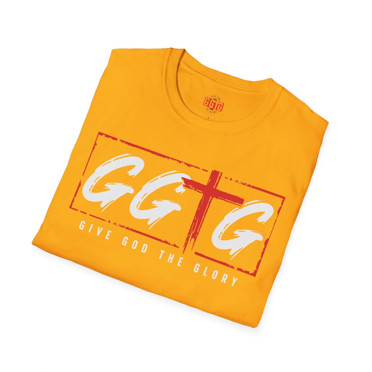 Unisex Softstyle T-Shirt  Inspirational - "Give God the Glory" & "Tell Your Story"