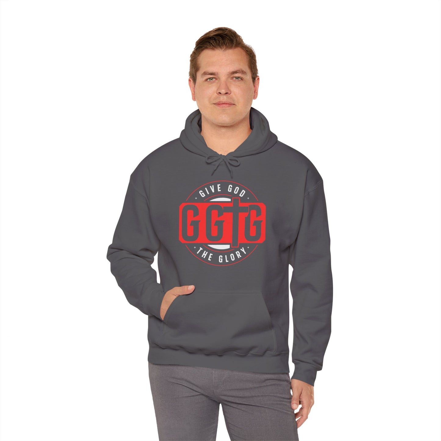 Give God the Glory Unisex Hooded Sweatshirt - Inspirational Comfort Wear