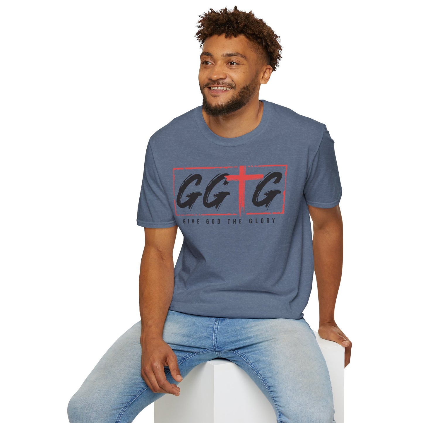 Unisex Inspirational T-Shirt - 'Give God the Glory' & 'Tell Your Story'