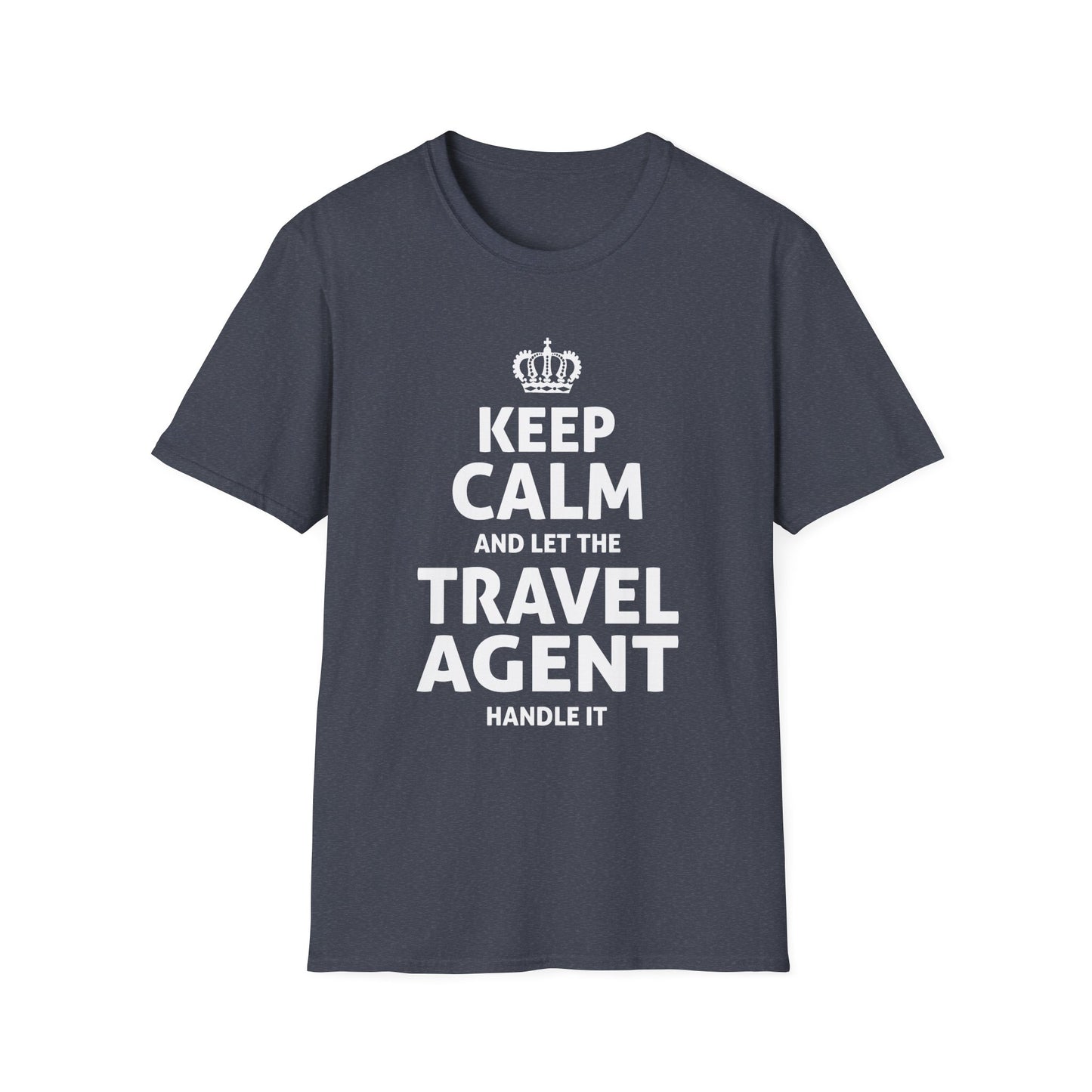 Travel Agent T-Shirt — "Keep Calm 2 - Travel Agent" Graphic Tee