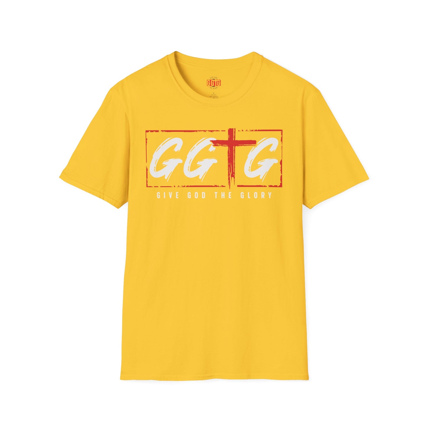 Unisex Softstyle T-Shirt  Inspirational - "Give God the Glory" & "Tell Your Story"