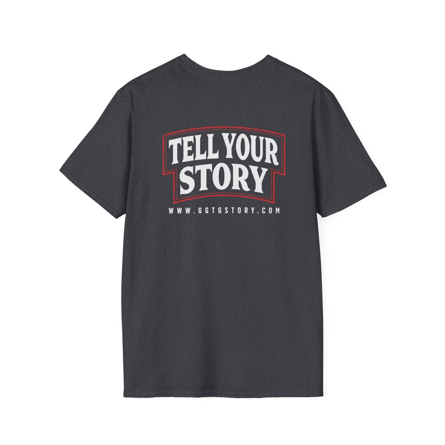 Unisex Softstyle T-Shirt  Inspirational - "Give God the Glory" & "Tell Your Story"