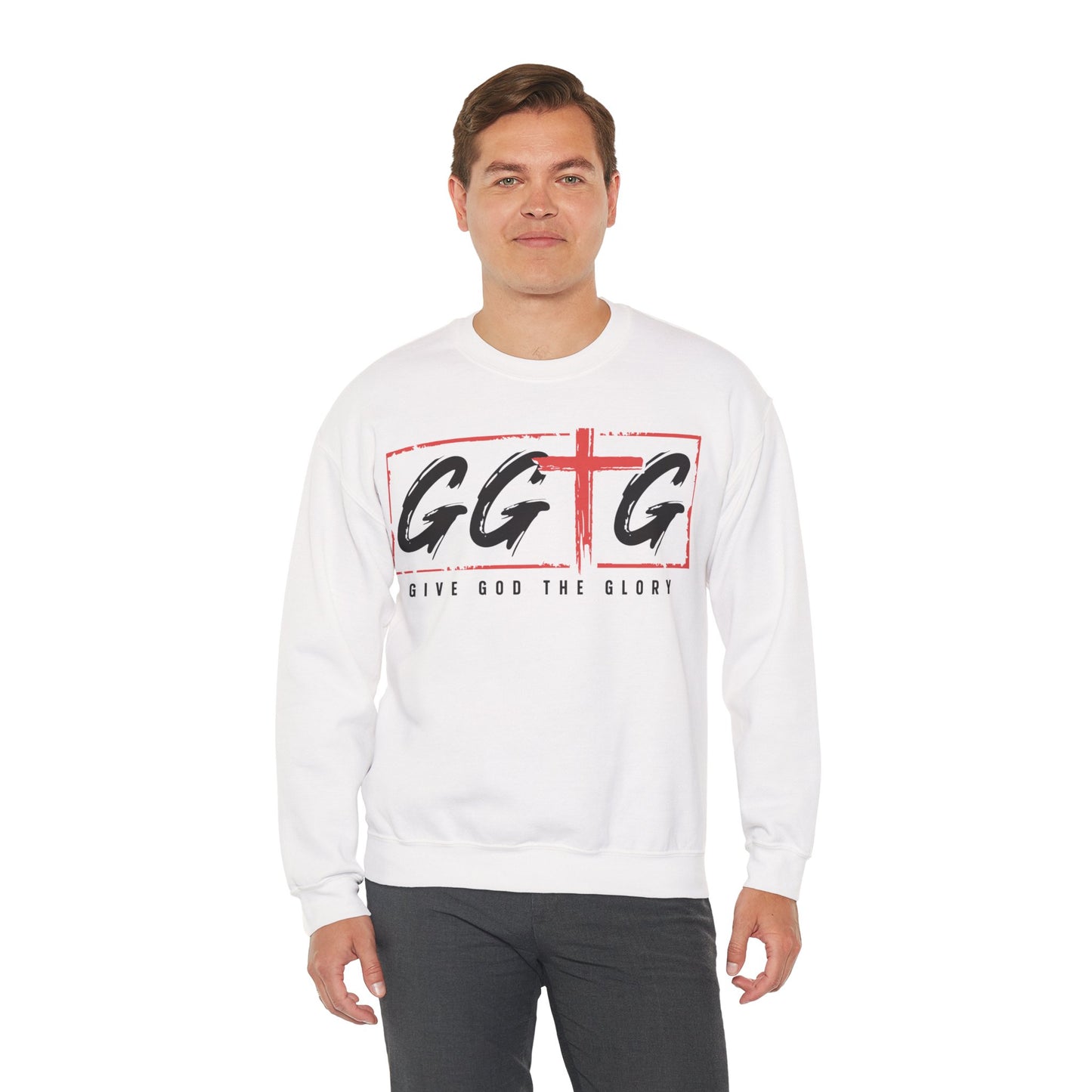 Unisex Crewneck Sweatshirt - "Give God the Glory" & "Tell Your Story" Design