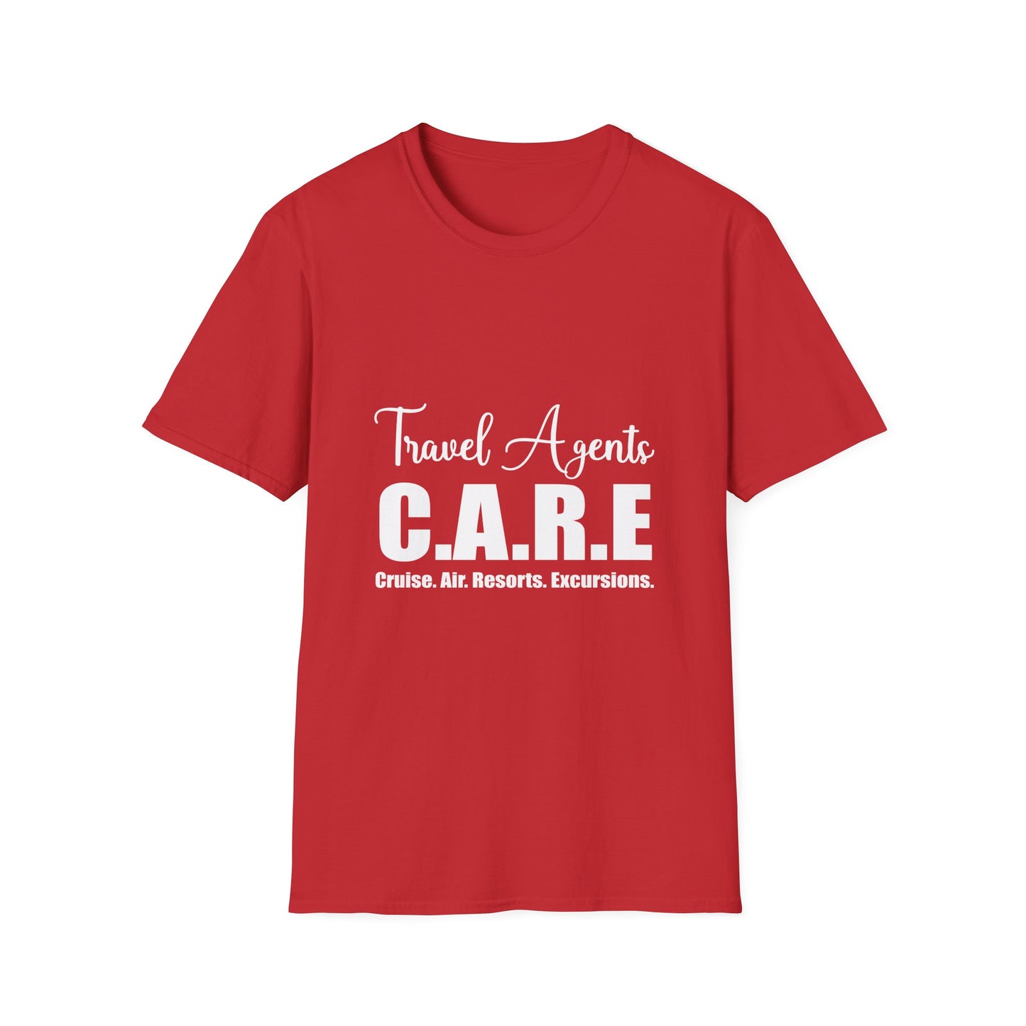 Travel Agent T-Shirt — " CARE Travel Agent" Graphic Tee