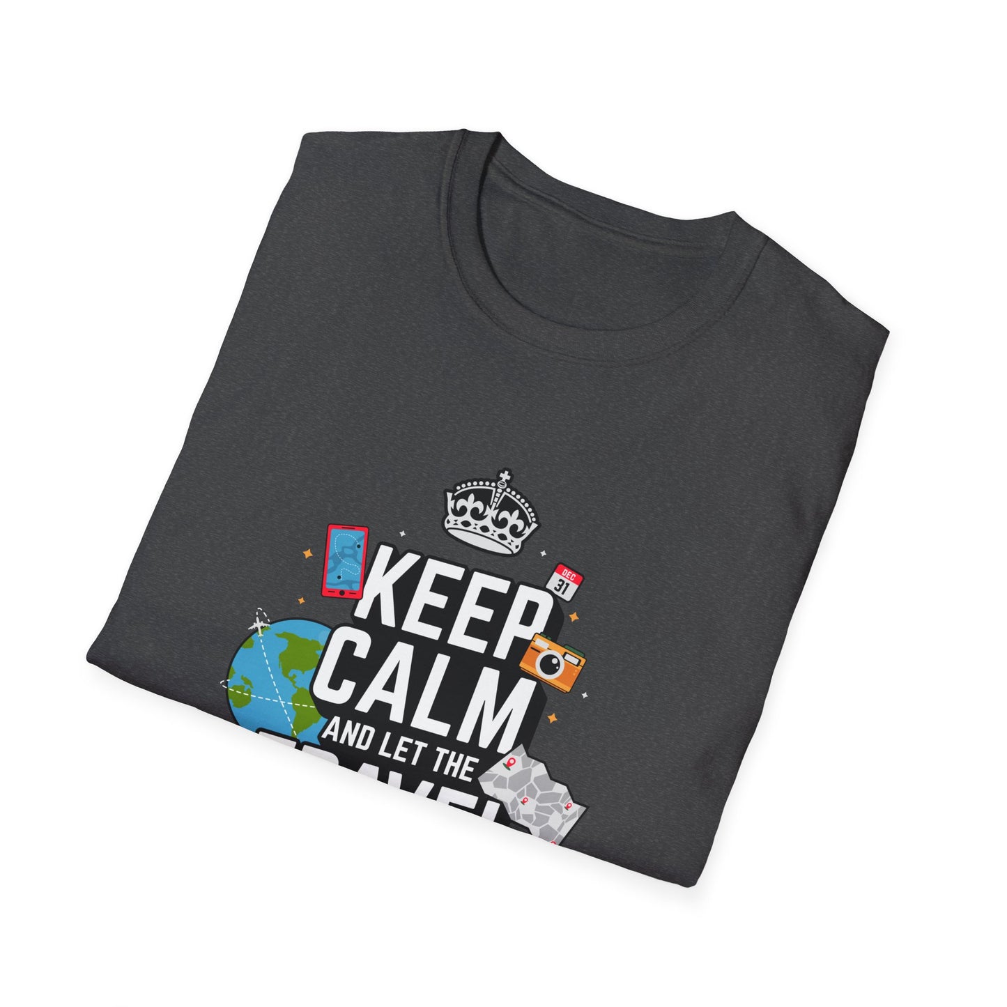 Travel Agent T-Shirt — "Keep Calm Travel Agent" Graphic Tee