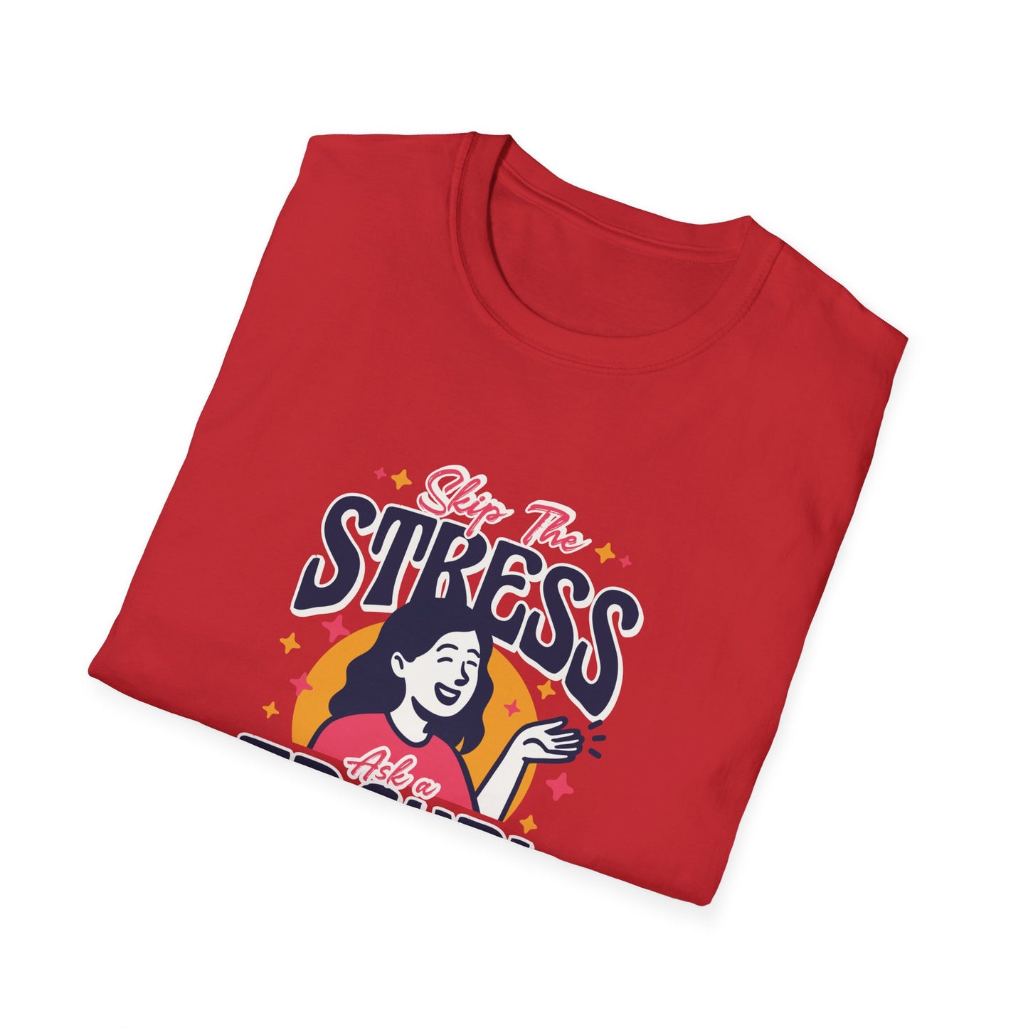 Travel Agent T-Shirt — " Skip the Stress Call a Travel Agent" Graphic Tee