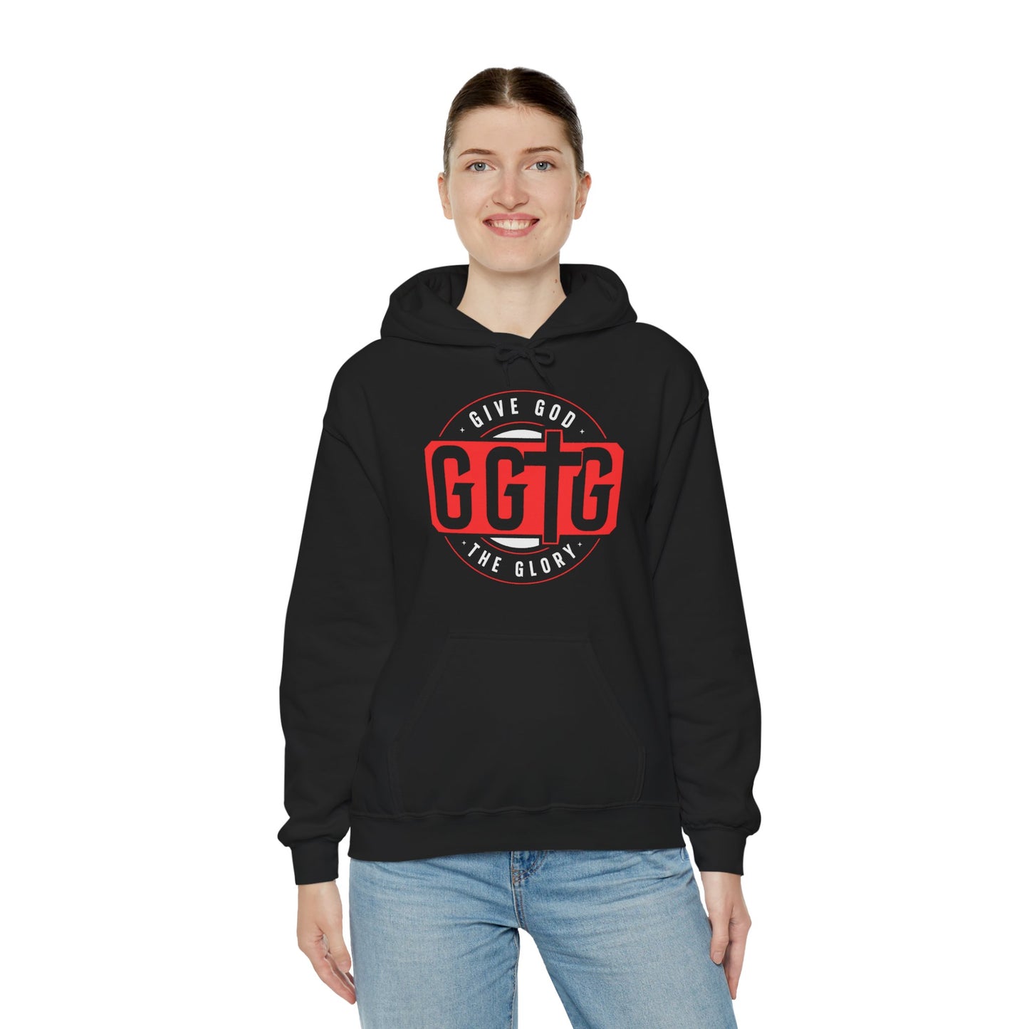 Give God the Glory Unisex Hooded Sweatshirt - Inspirational Comfort Wear