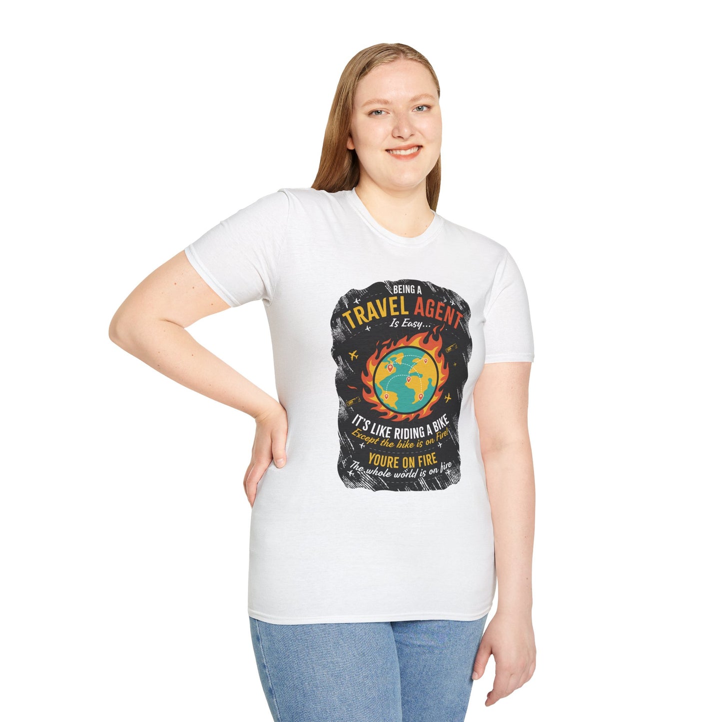 Travel Agent T-Shirt — " Being a Travel Agent is Easy" Graphic Tee