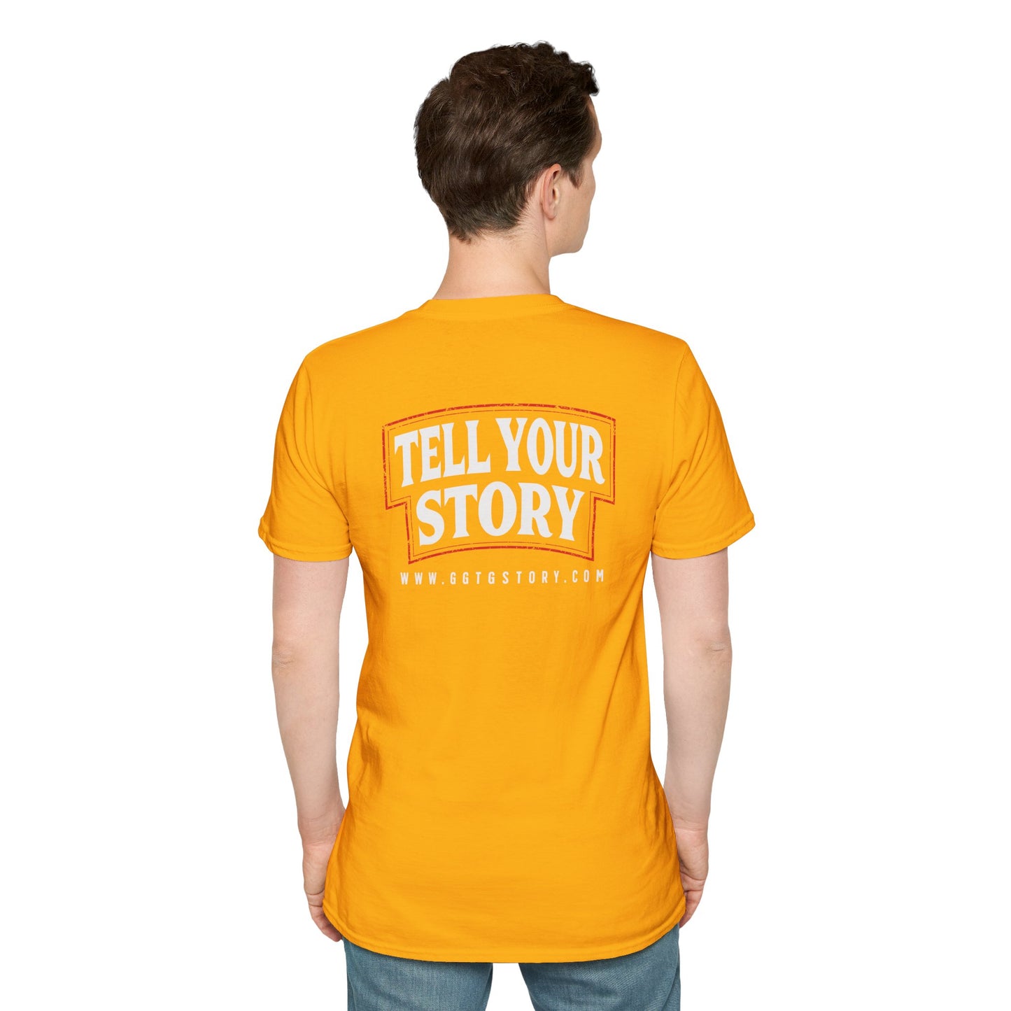 Unisex Softstyle T-Shirt - 'Give God the Glory & Tell Your Story' Inspirational Tee