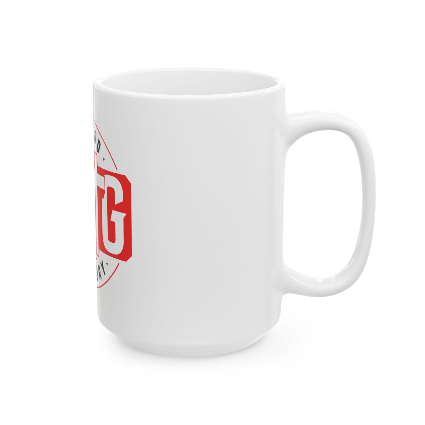 Inspirational Ceramic Mug - "Give God The Glory" - Perfect for Faith and Motivation