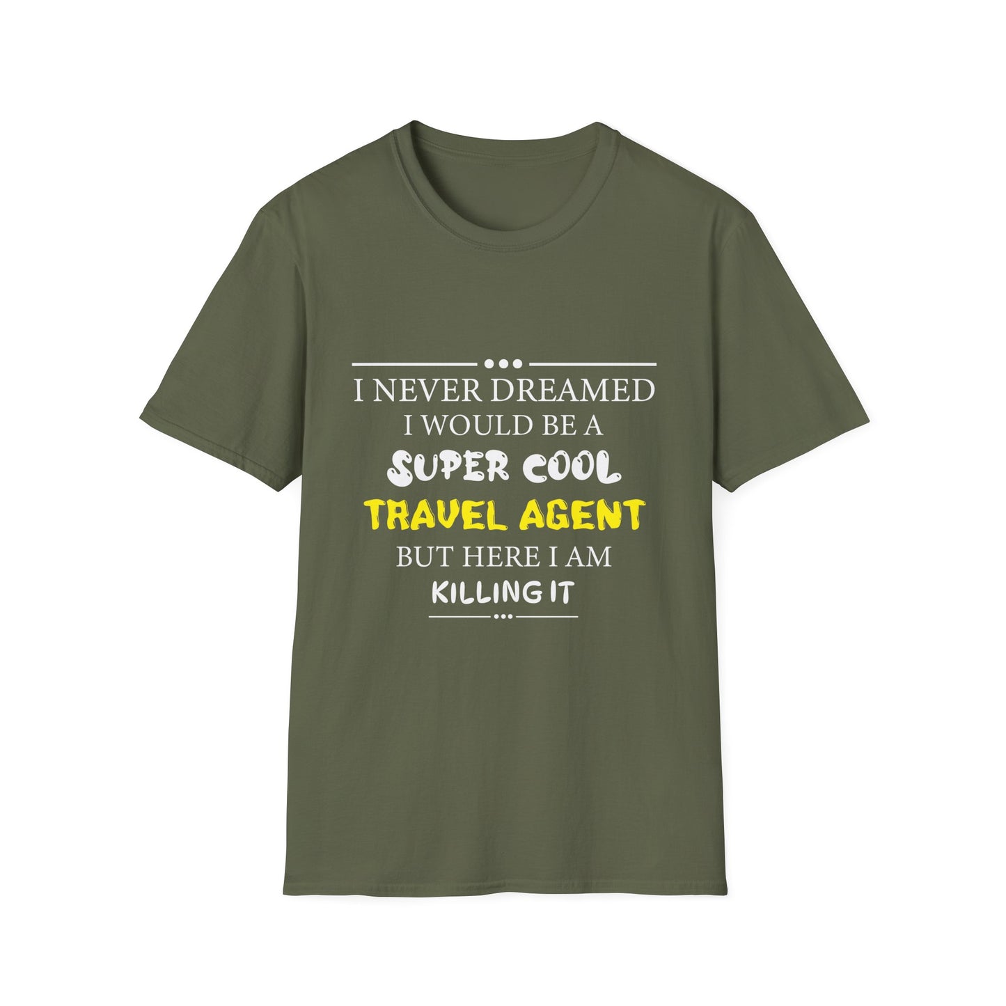 Travel Agent T-Shirt — "Super Cool - Travel Agent" Graphic Tee