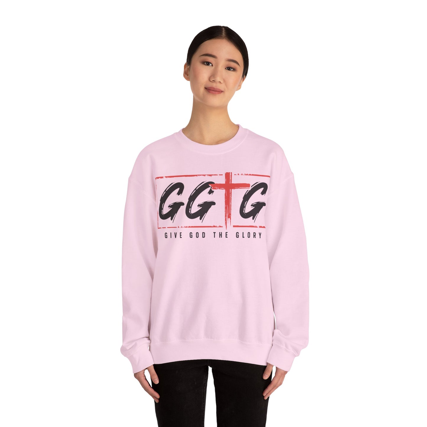 Unisex Crewneck Sweatshirt - "Give God the Glory" & "Tell Your Story" Design