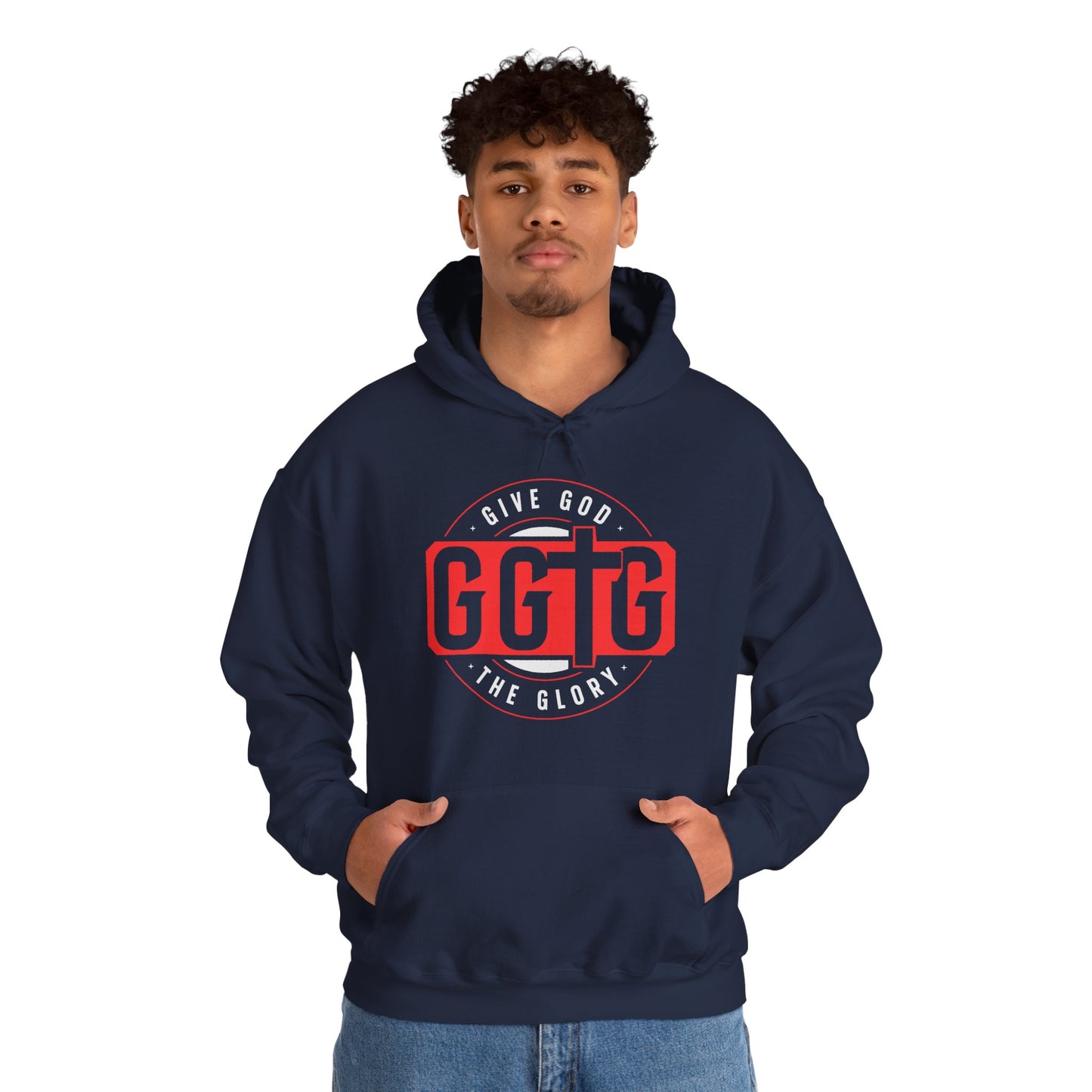 Give God the Glory Unisex Hooded Sweatshirt - Inspirational Comfort Wear