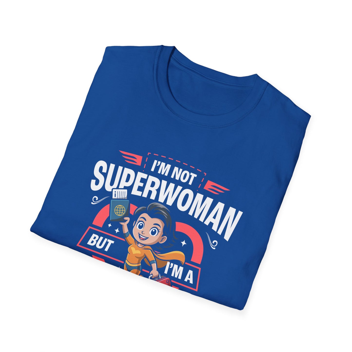 Travel Agent T-Shirt — " Super Woman Travel Agent" Graphic Tee