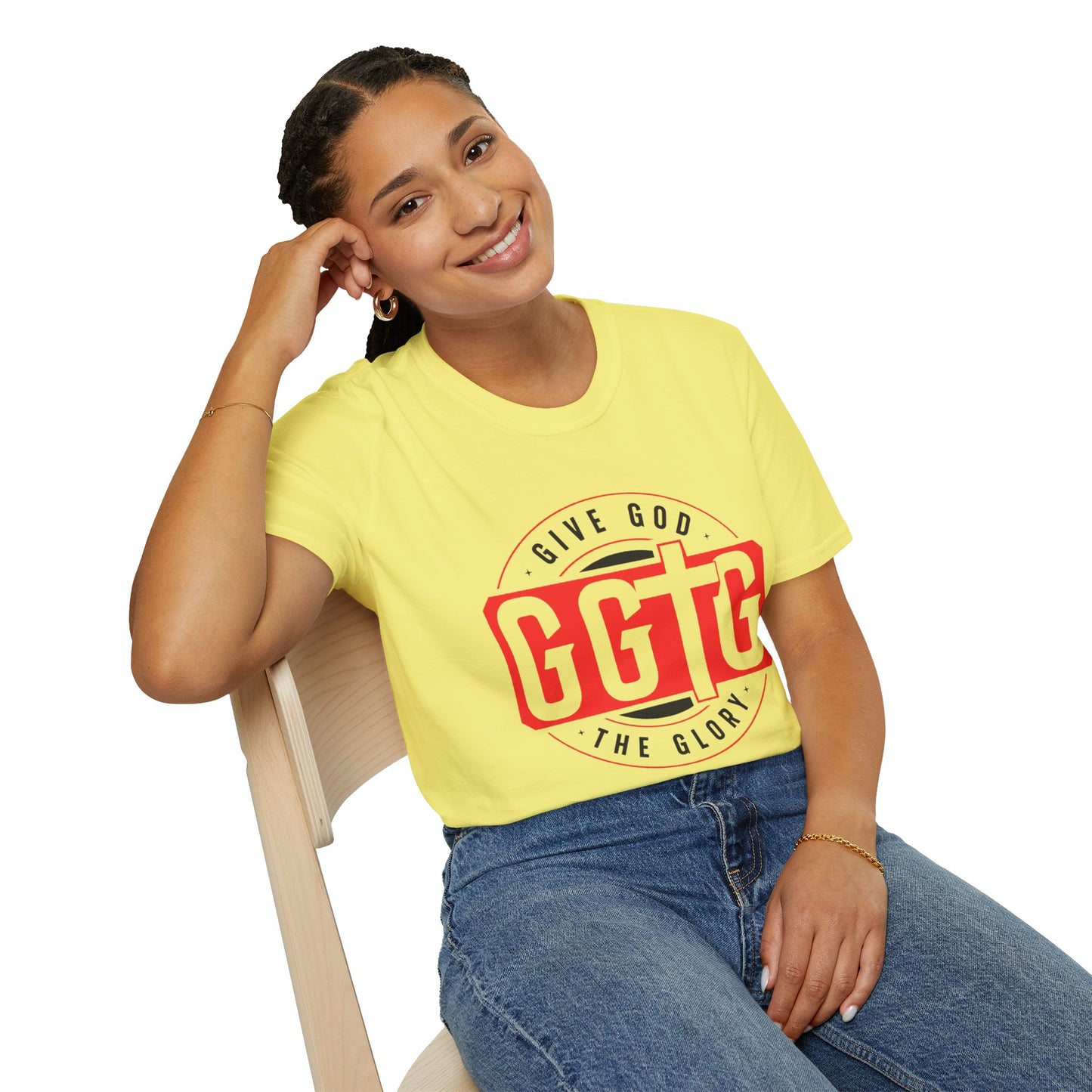 Inspirational Unisex T-Shirt - "Give God The Glory" & "Tell Your Story"