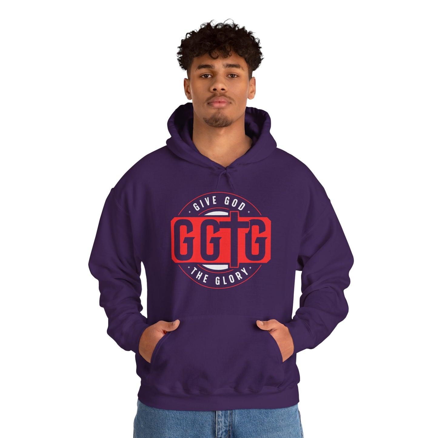 Give God the Glory Unisex Hooded Sweatshirt - Inspirational Comfort Wear