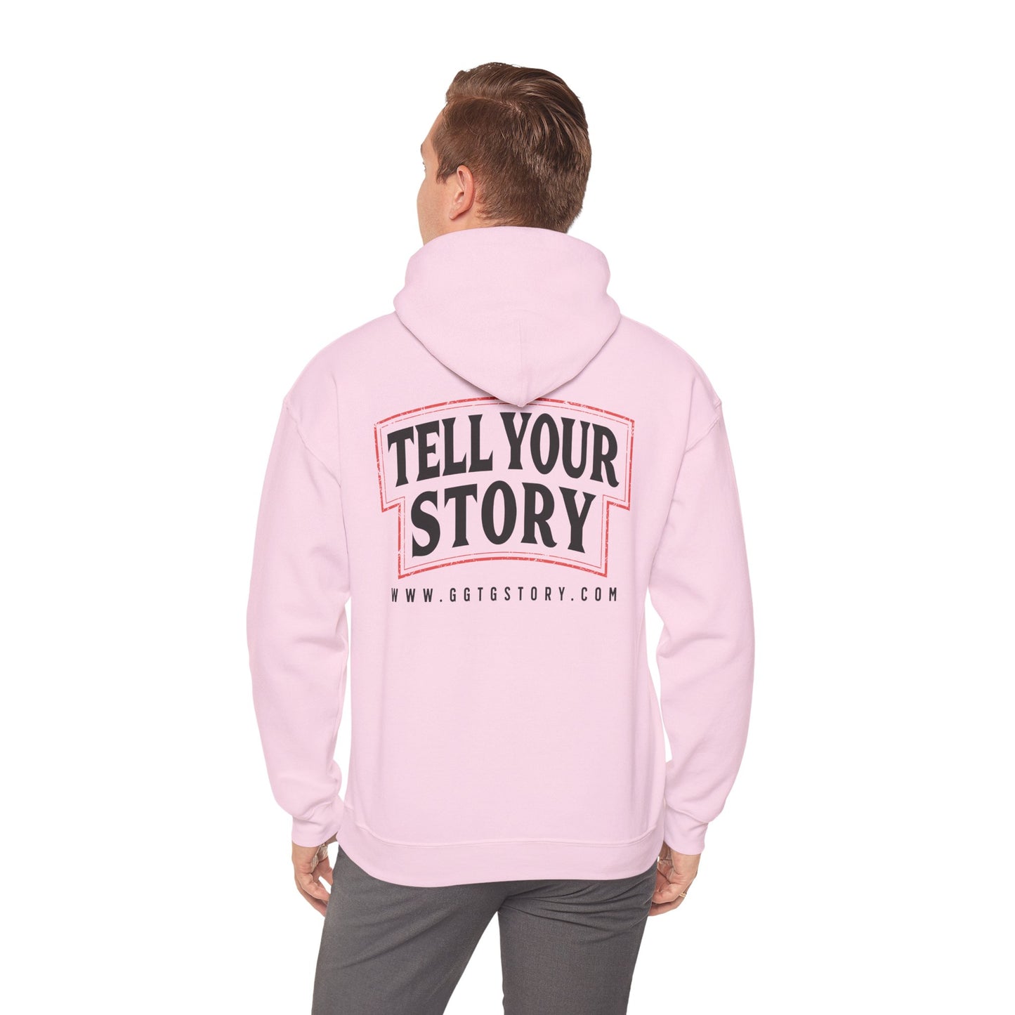 Inspirational Unisex Hoodie - "Give Good The Glory" & "Tell Your Story" Design