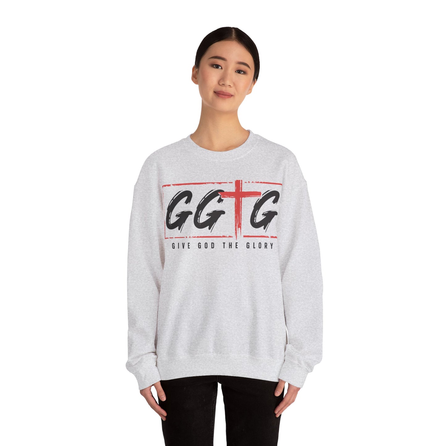 Unisex Crewneck Sweatshirt - "Give God the Glory" & "Tell Your Story" Design