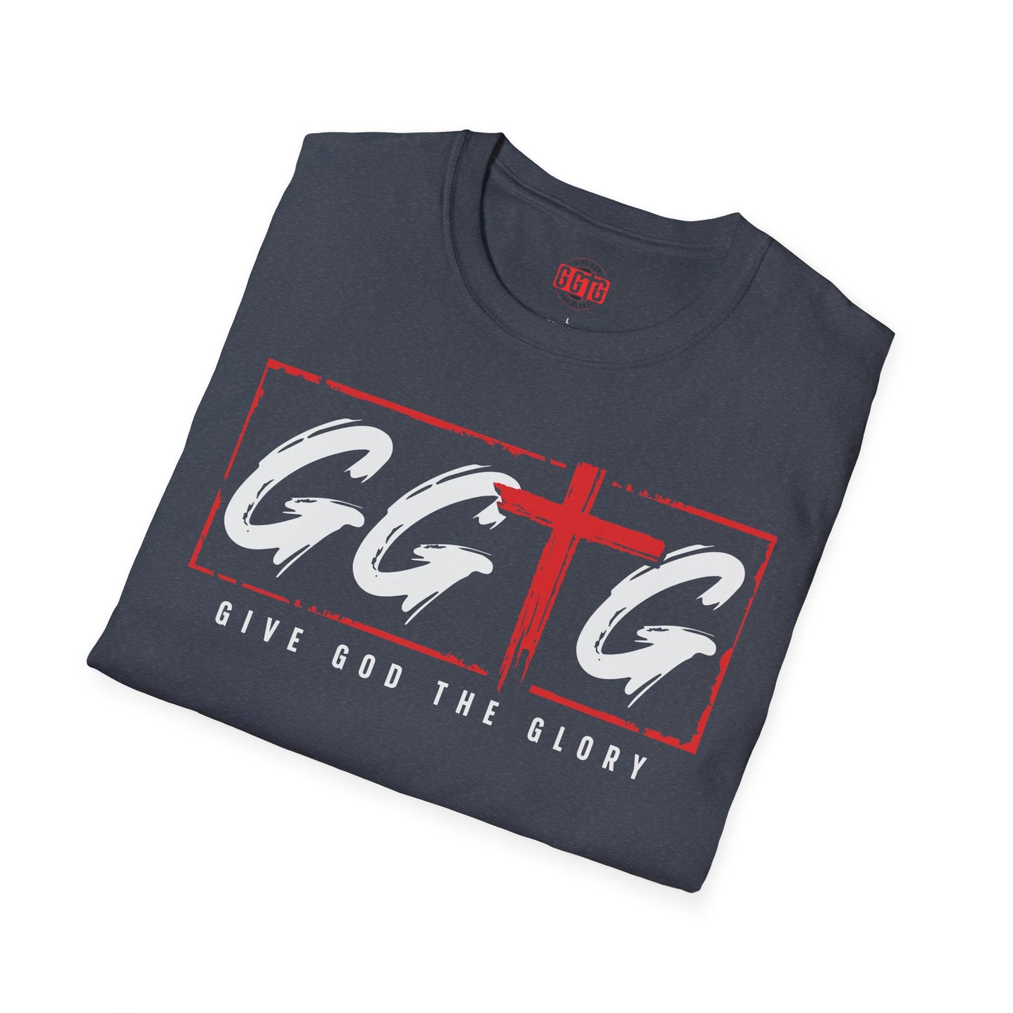 Unisex Softstyle T-Shirt  Inspirational - "Give God the Glory" & "Tell Your Story"