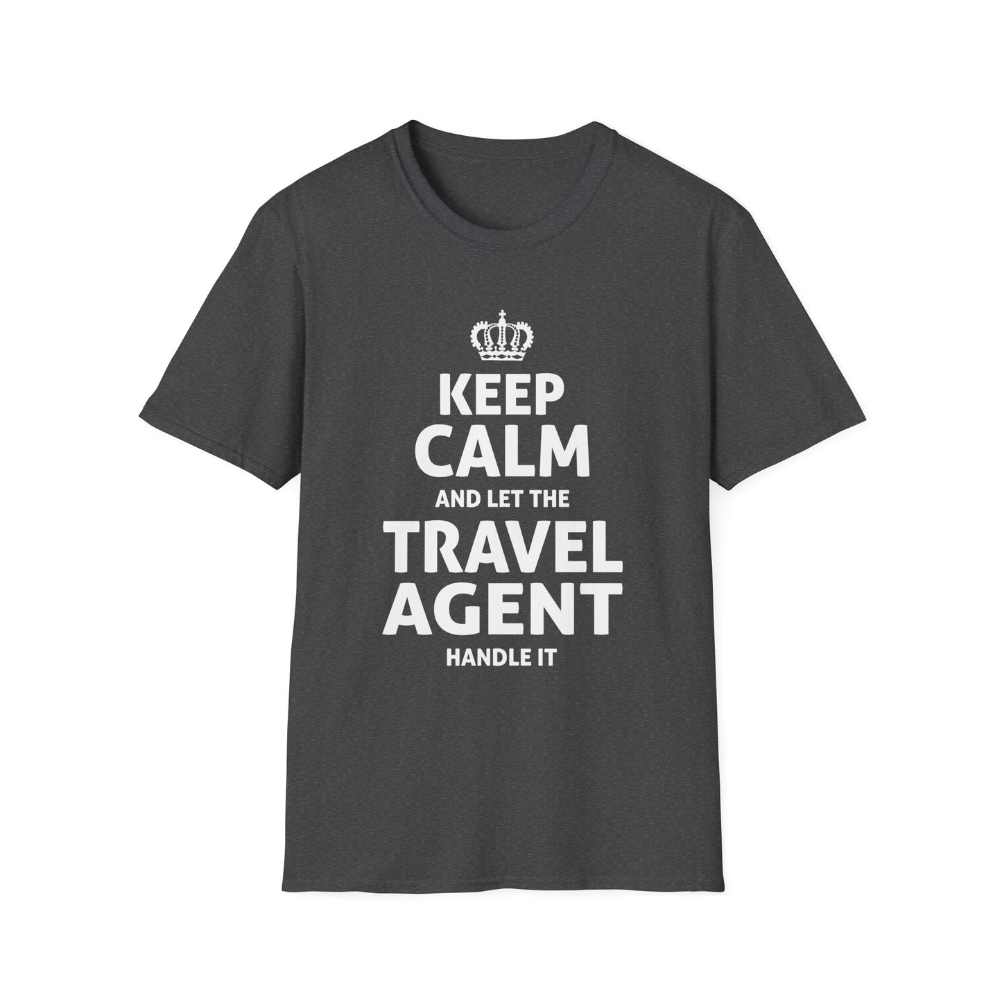 Travel Agent T-Shirt — "Keep Calm 2 - Travel Agent" Graphic Tee