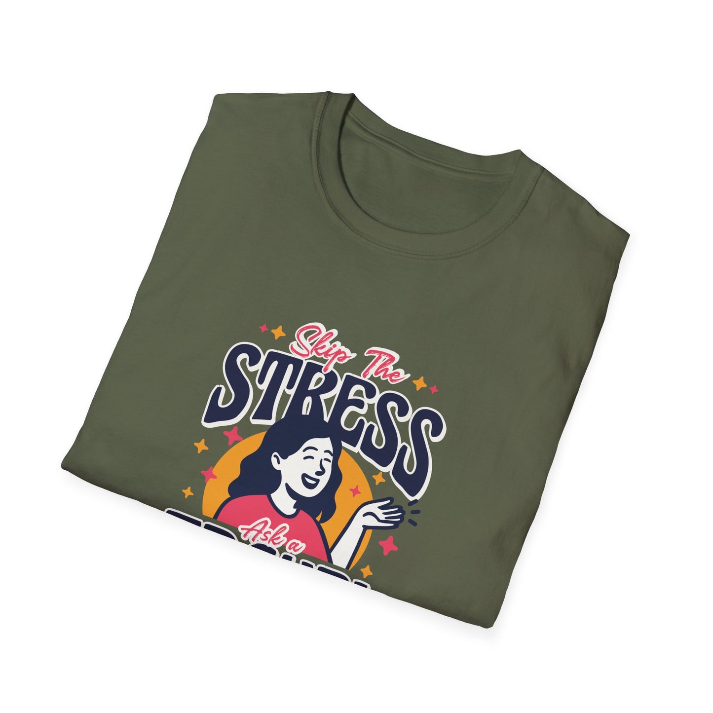 Travel Agent T-Shirt — " Skip the Stress Call a Travel Agent" Graphic Tee