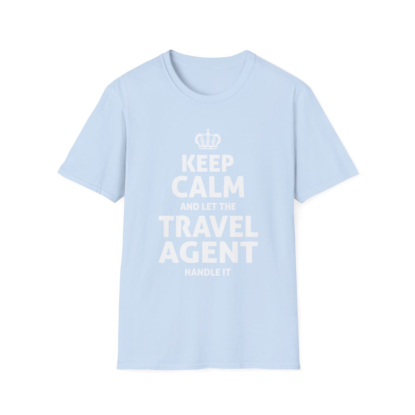 Travel Agent T-Shirt — "Keep Calm 2 - Travel Agent" Graphic Tee