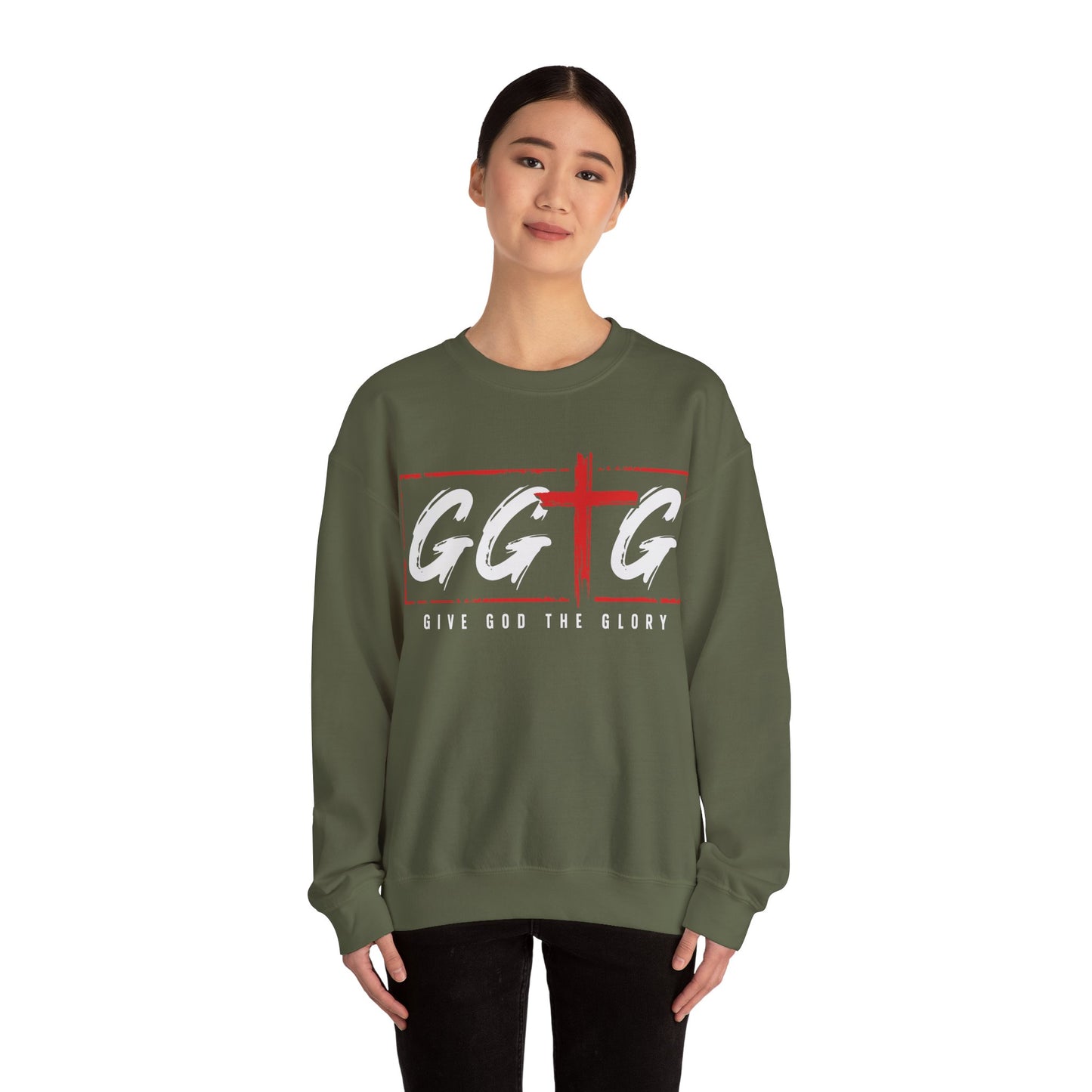 Inspiring Unisex Crewneck Sweatshirt - "Tell Your Story" Design