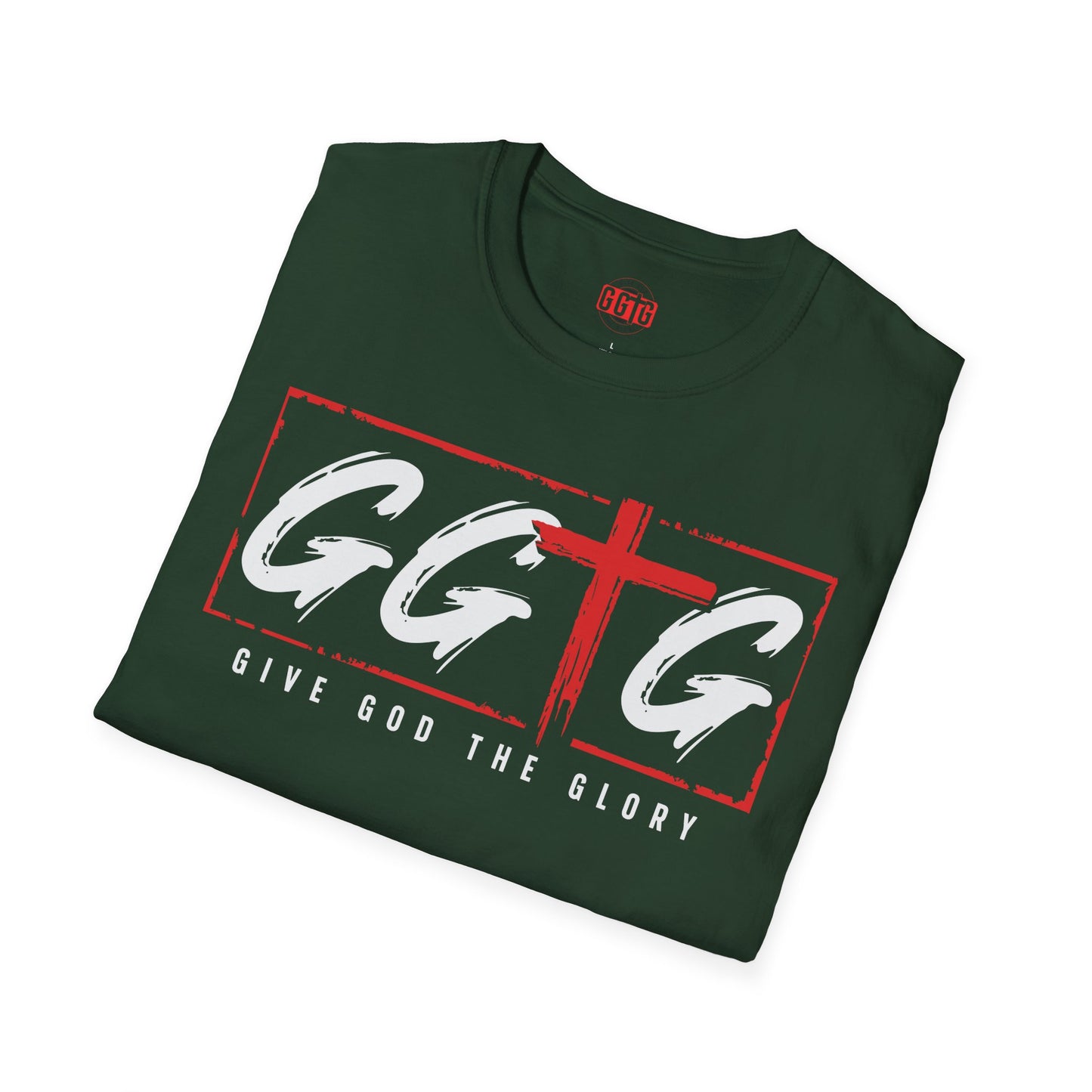 Unisex Softstyle T-Shirt  Inspirational - "Give God the Glory" & "Tell Your Story"