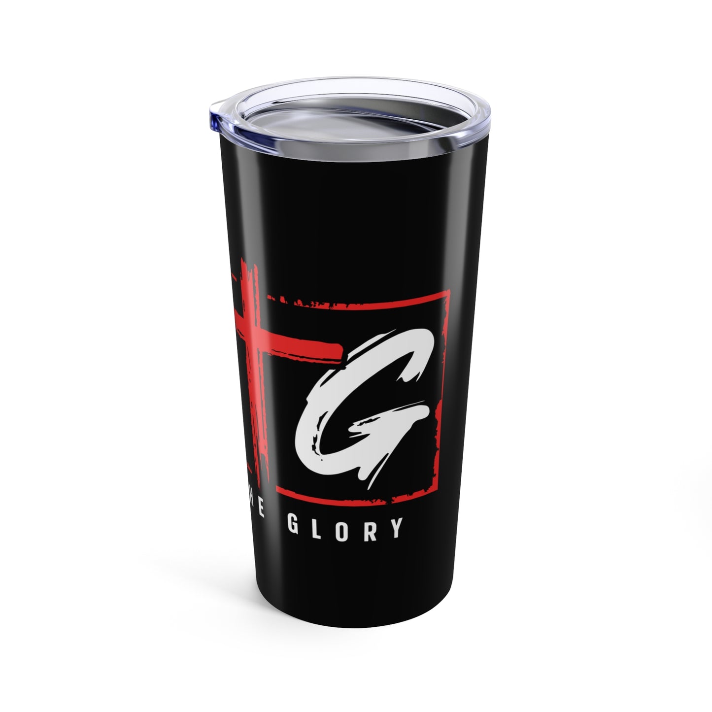 20 oz Inspirational Tumbler - Give God the Glory - Share Your Story Travel Mug
