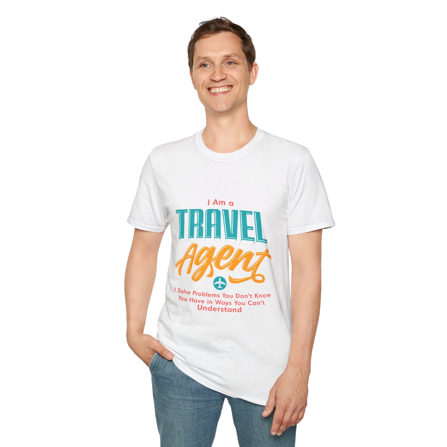 Travel Agent T-Shirt — "Travel Agent  I Solve Problems" Graphic Tee