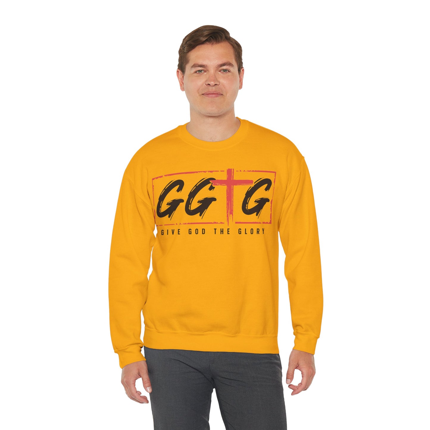 Unisex Crewneck Sweatshirt - "Give God the Glory" & "Tell Your Story" Design