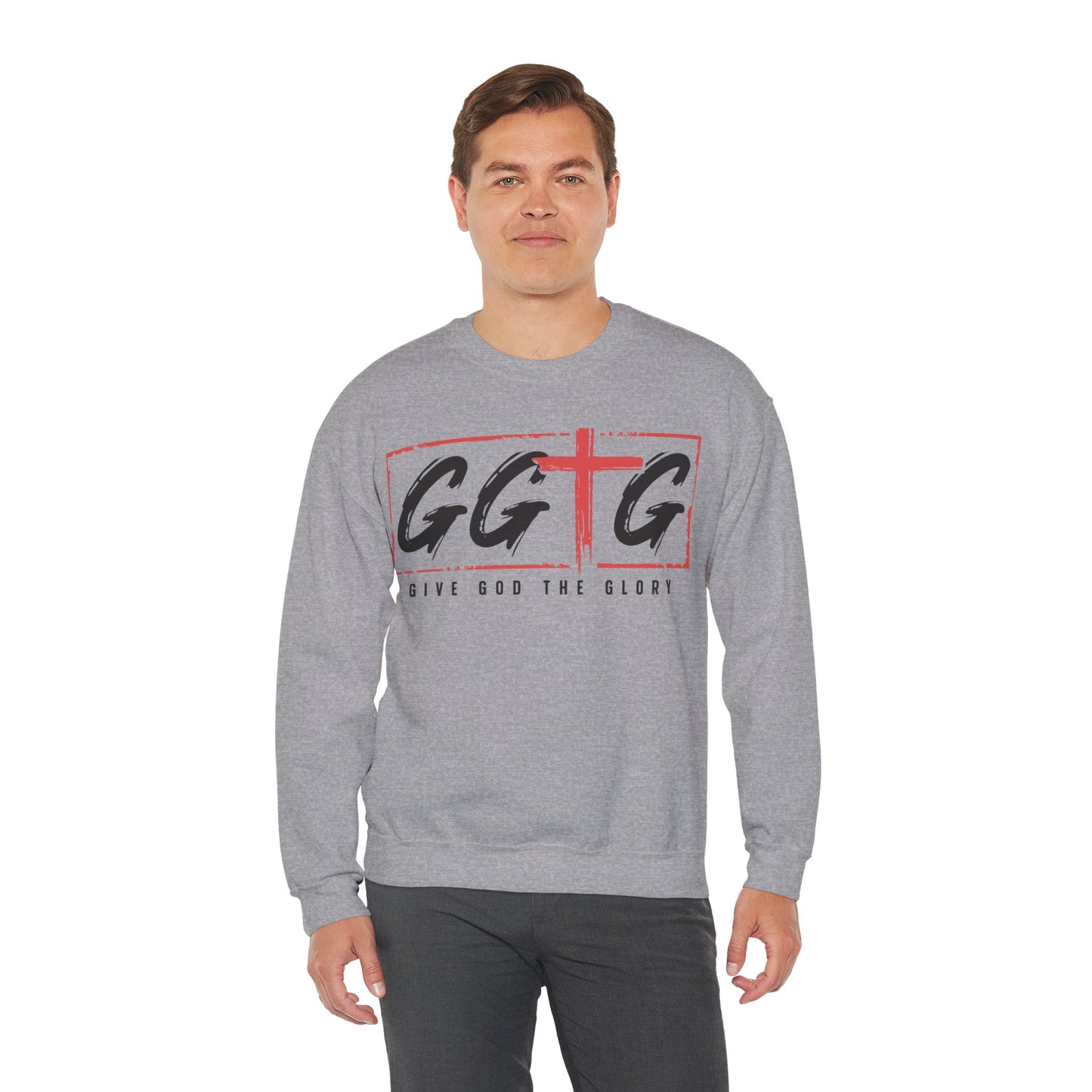 Unisex Crewneck Sweatshirt - "Give God the Glory" & "Tell Your Story" Design
