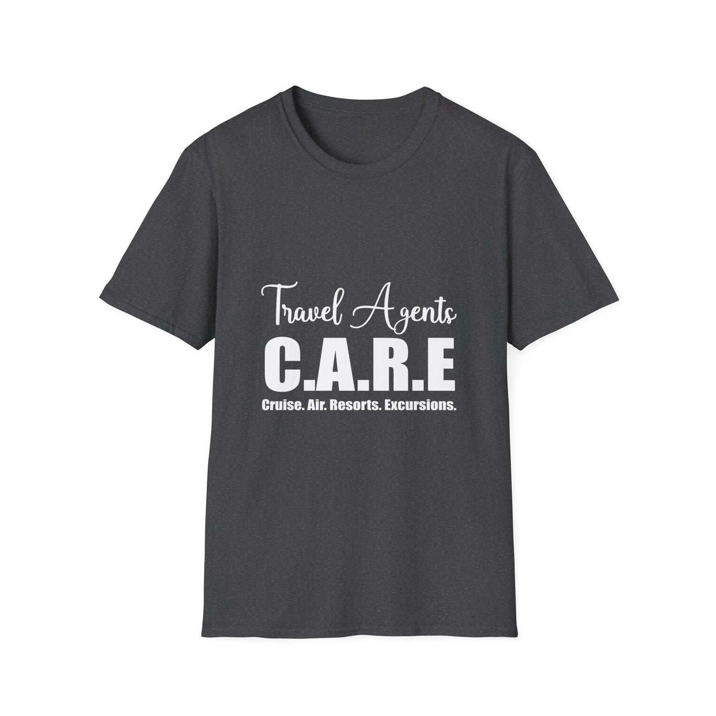 Travel Agent T-Shirt — " CARE Travel Agent" Graphic Tee