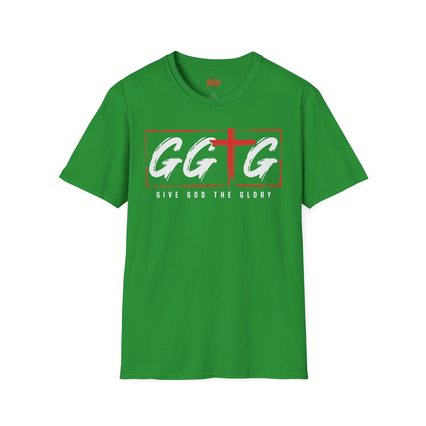 Unisex Softstyle T-Shirt  Inspirational - "Give God the Glory" & "Tell Your Story"