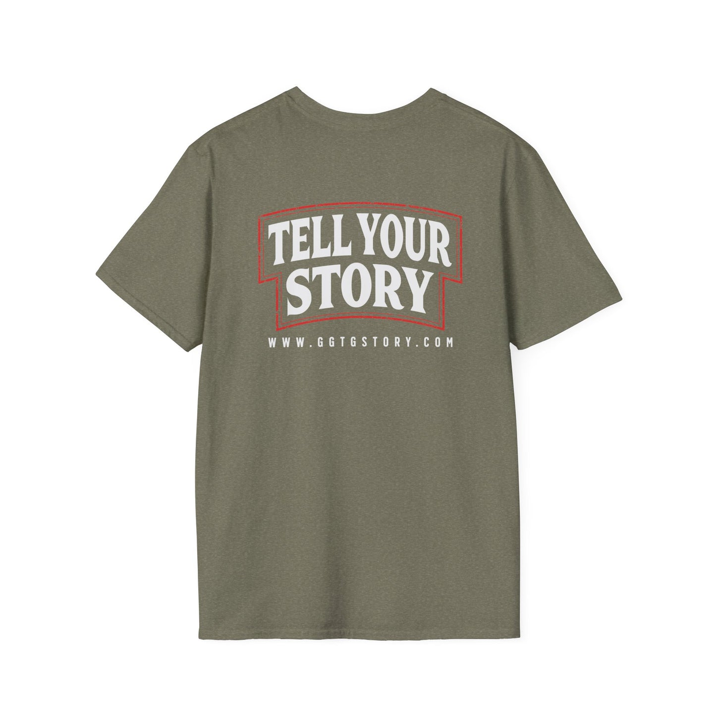 Unisex Softstyle T-Shirt - 'Give God the Glory & Tell Your Story' Inspirational Tee