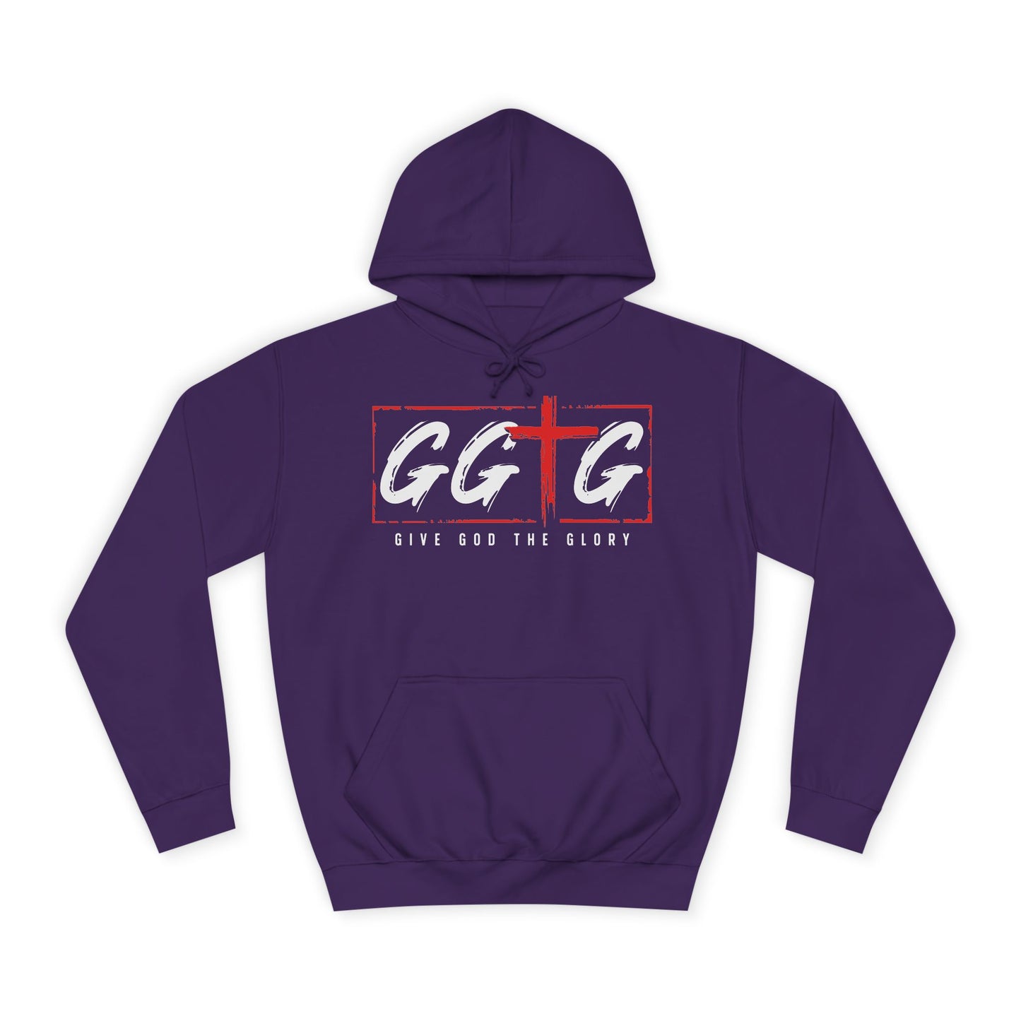 Unisex College Hoodie - Give God the Glory