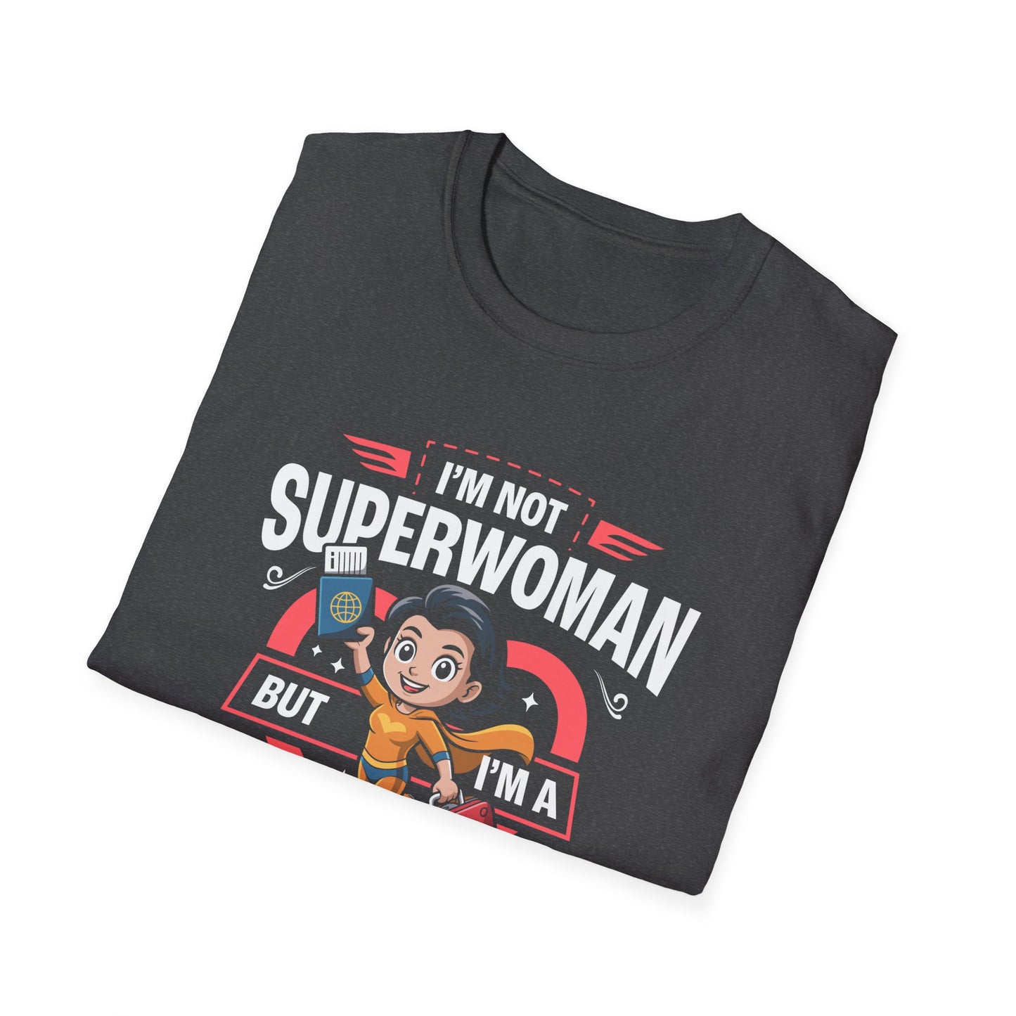 Travel Agent T-Shirt — " Super Woman Travel Agent" Graphic Tee
