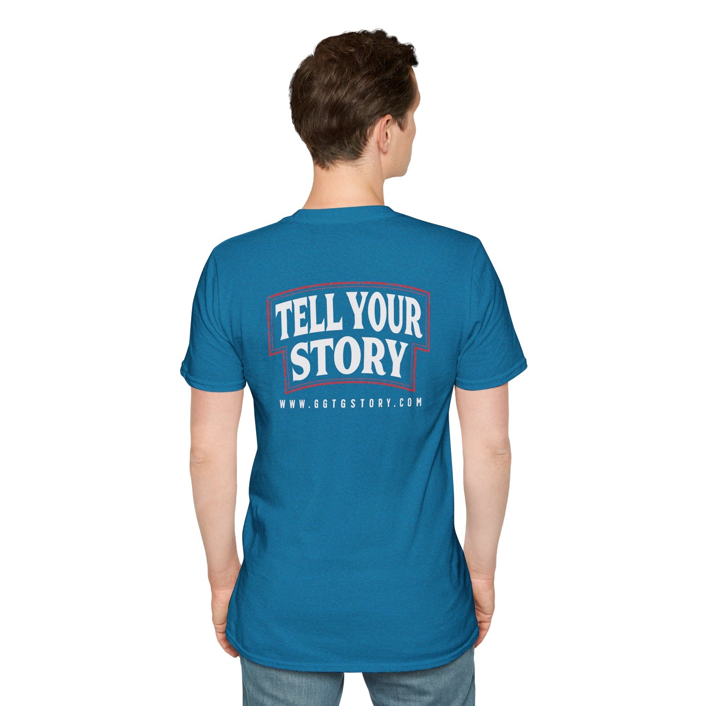 Unisex Softstyle T-Shirt - 'Give God the Glory & Tell Your Story' Inspirational Tee