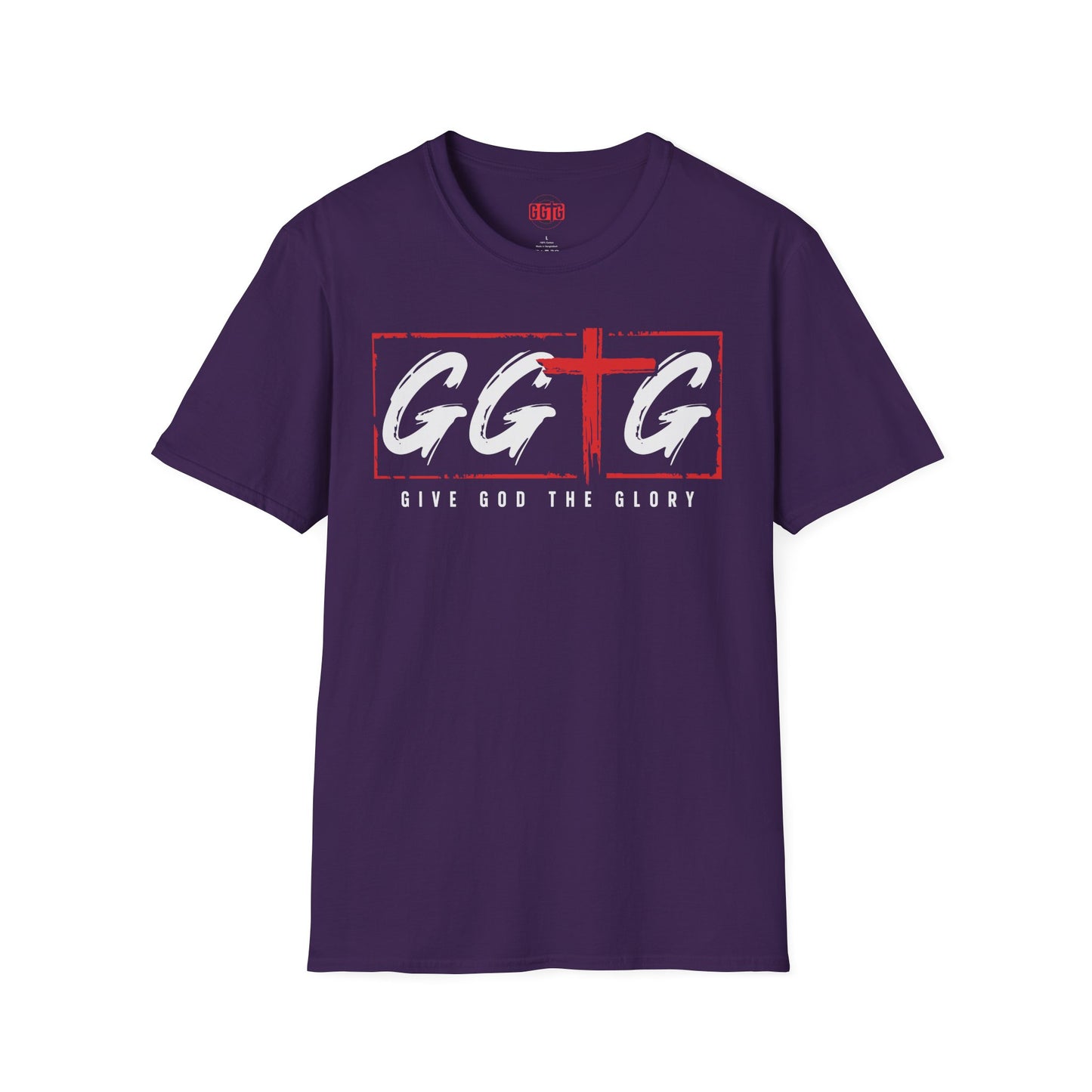 Unisex Softstyle T-Shirt  Inspirational - "Give God the Glory" & "Tell Your Story"