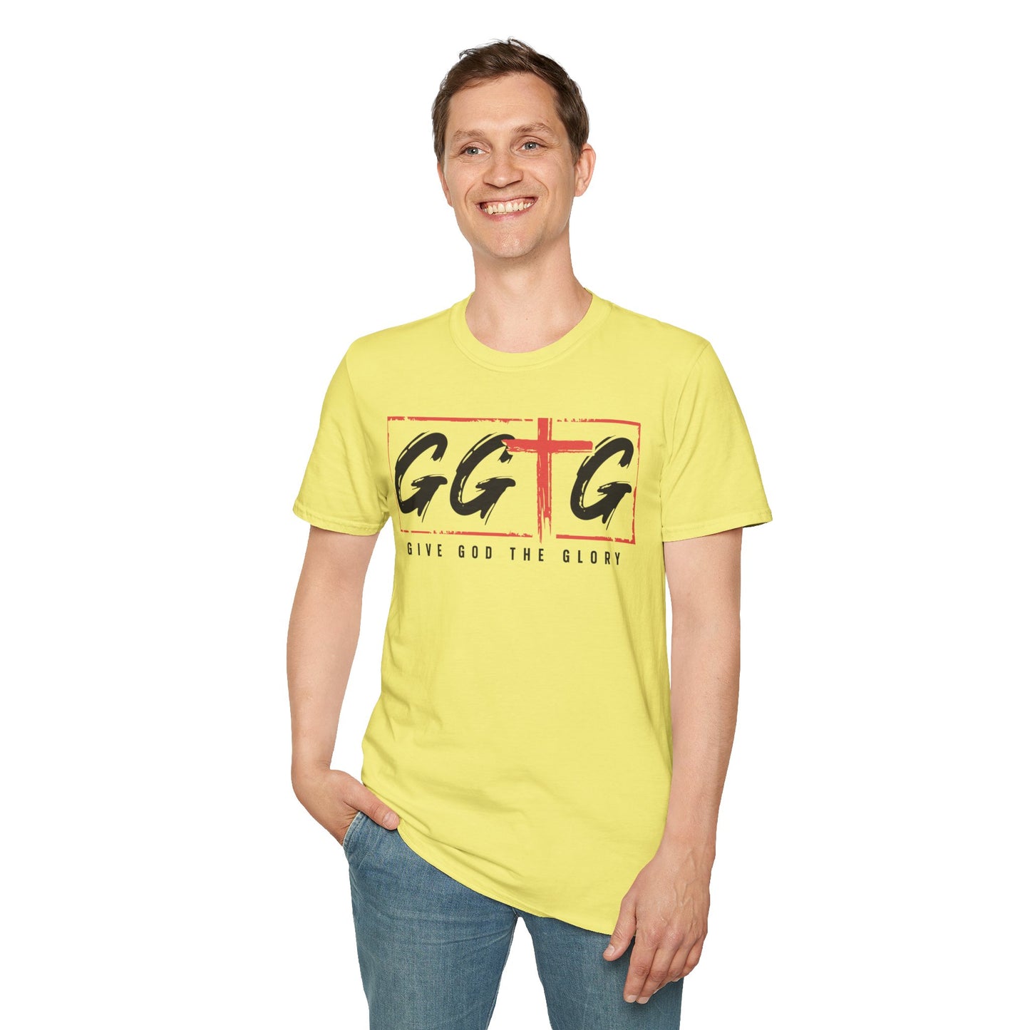 Unisex Inspirational T-Shirt - 'Give God the Glory' & 'Tell Your Story'