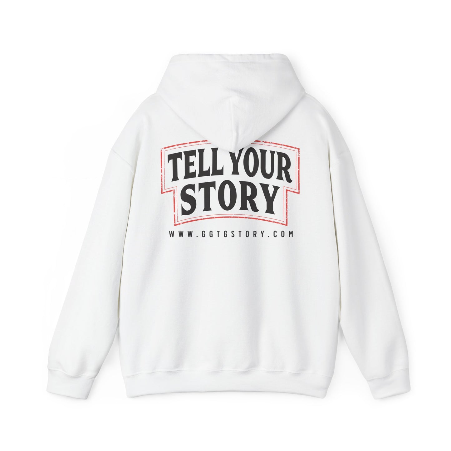 Inspirational Unisex Hoodie - "Give Good The Glory" & "Tell Your Story" Design