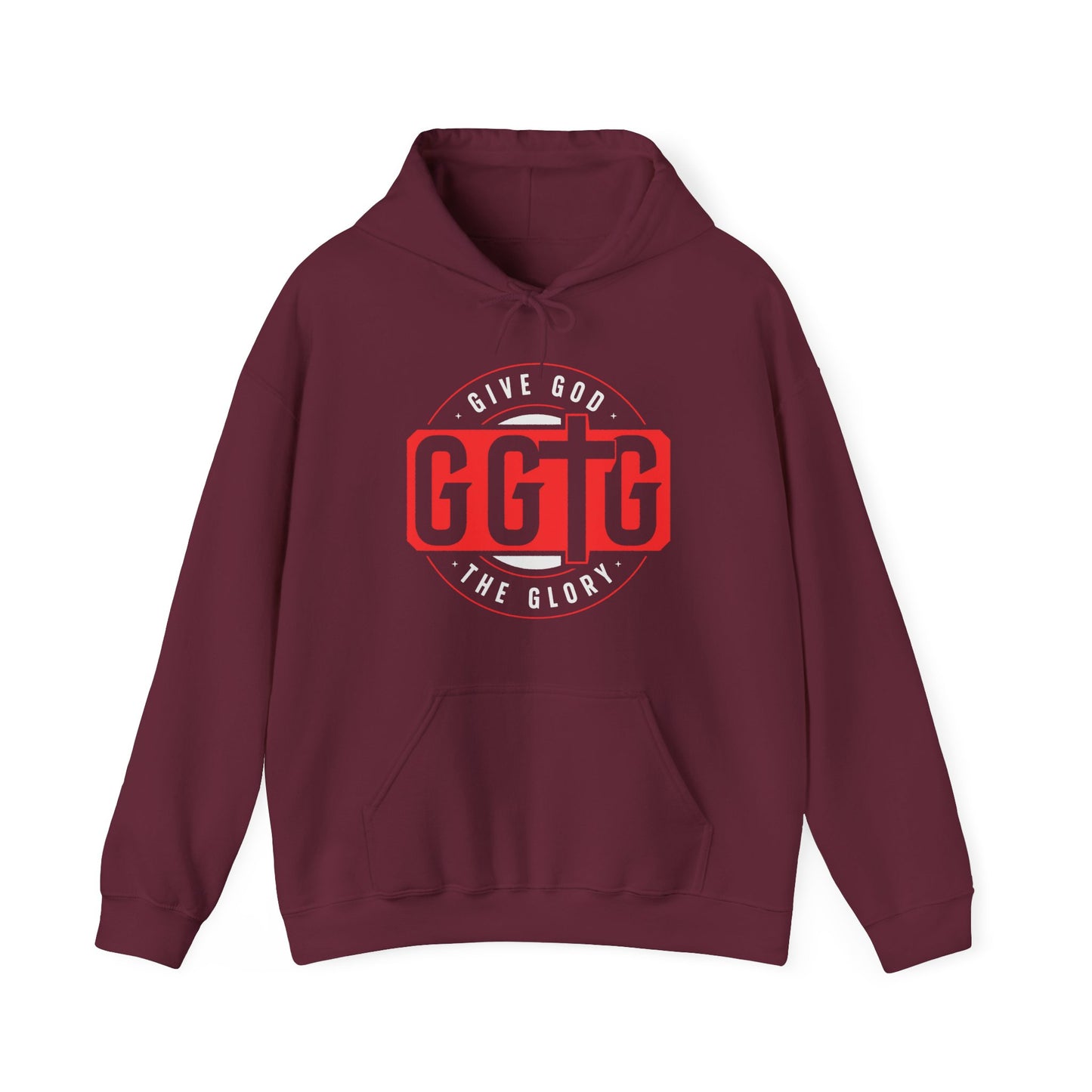 Give God the Glory Unisex Hooded Sweatshirt - Inspirational Comfort Wear