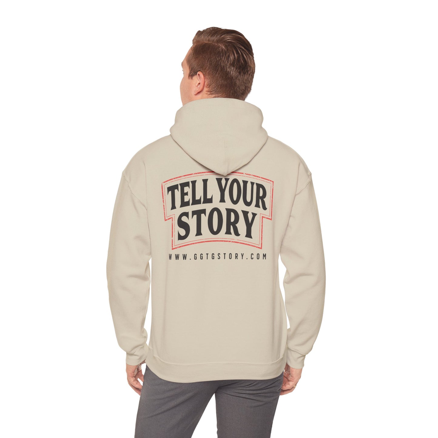 Inspirational Unisex Hoodie - "Give Good The Glory" & "Tell Your Story" Design